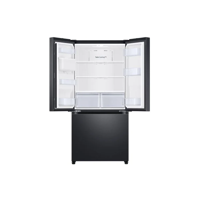 SAMSUNG 470L NET FROST FREE FRENCH DOOR FRIDGE - GENTLE BLACK - Image 3