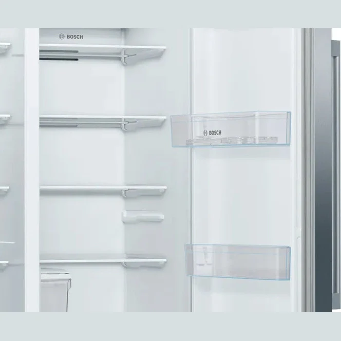 Series 4 American side by side 178.7 x 90.8 cm Brushed steel anti-fingerprint, Total No Frost KAI93VI304 - Image 3