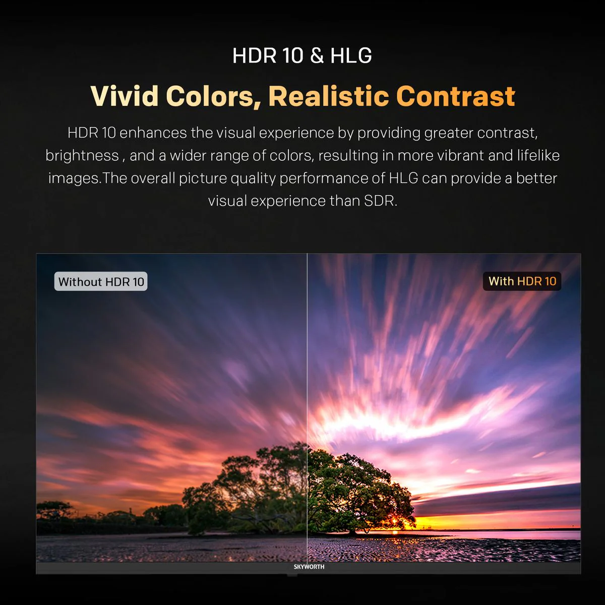 Skyworth 50" E5520H 2K QLED Google Smart TV with Google Assistant - Image 2