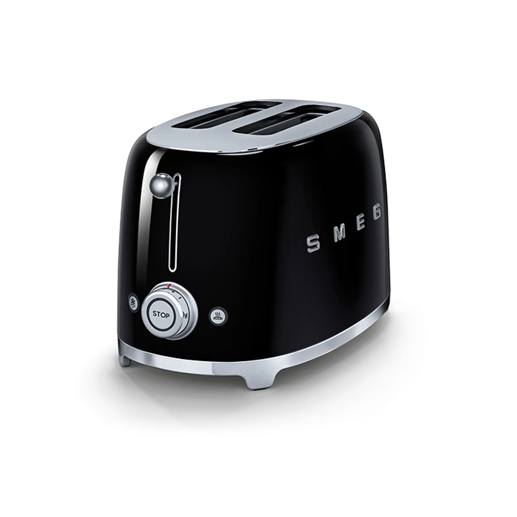 Smeg Retro 2 Slice Toaster - Black - Image 2