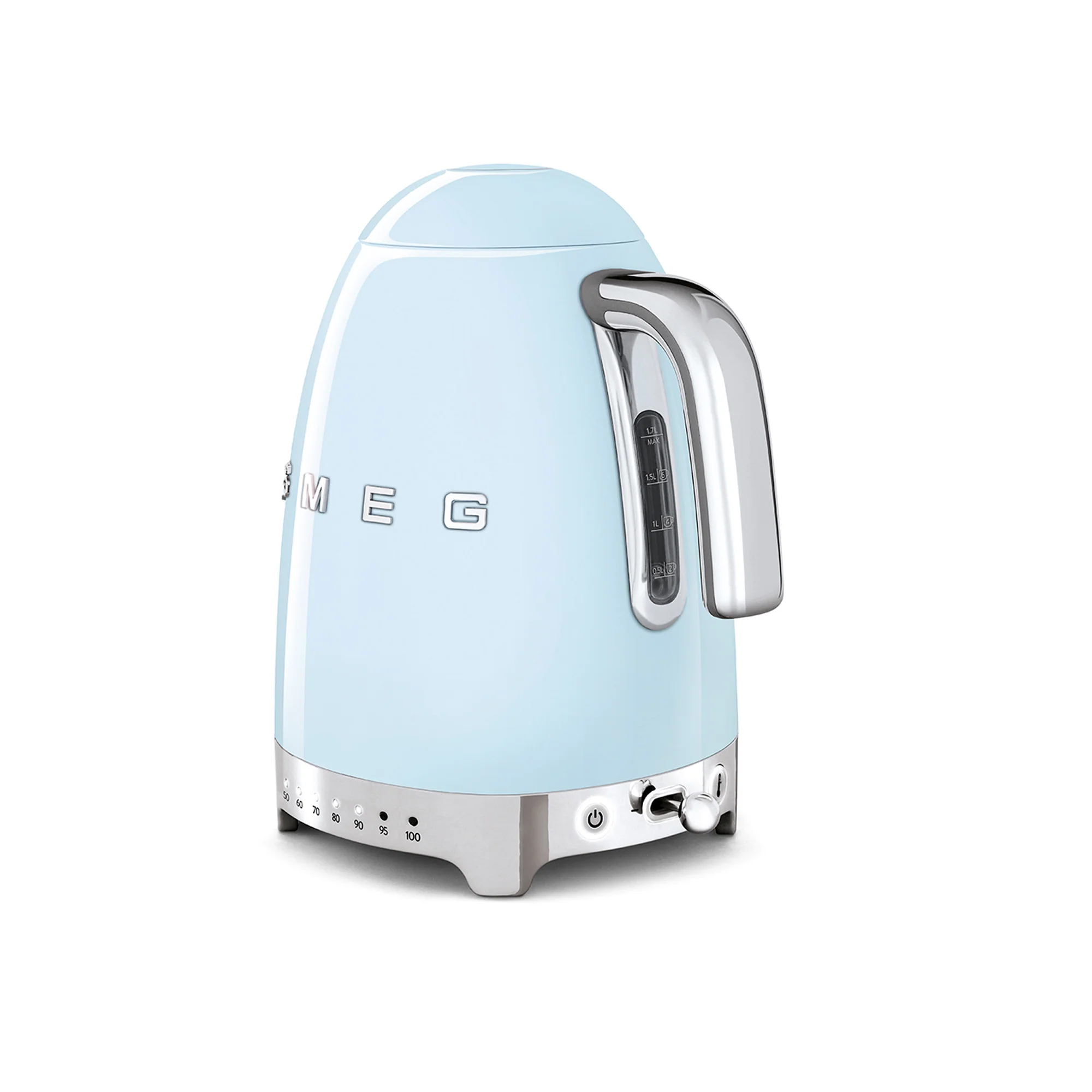 Smeg 50's Style Retro Variable Temperature Kettle - Blue - Image 2