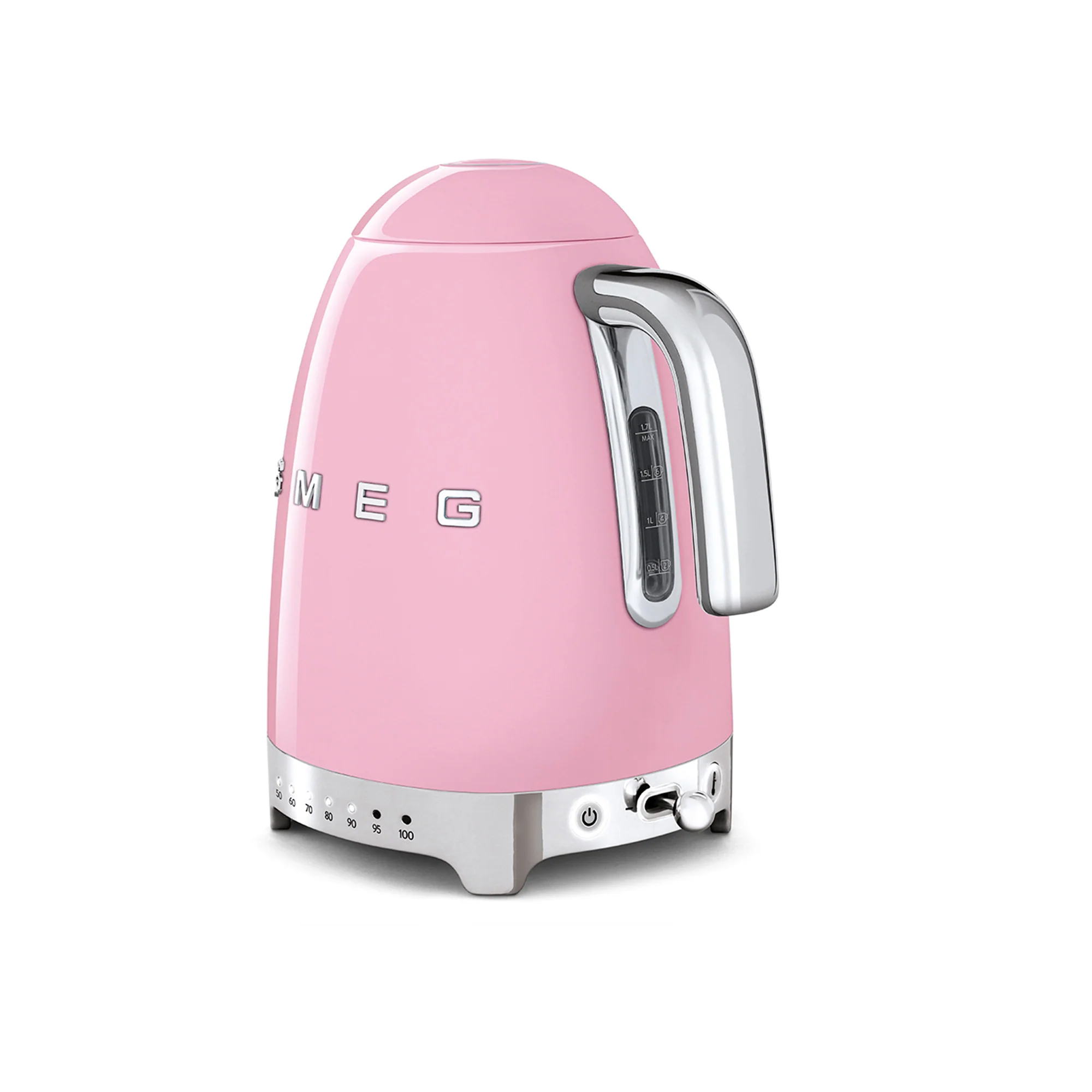 Smeg 50's Style Retro Variable Temperature Kettle - Pink - Image 2