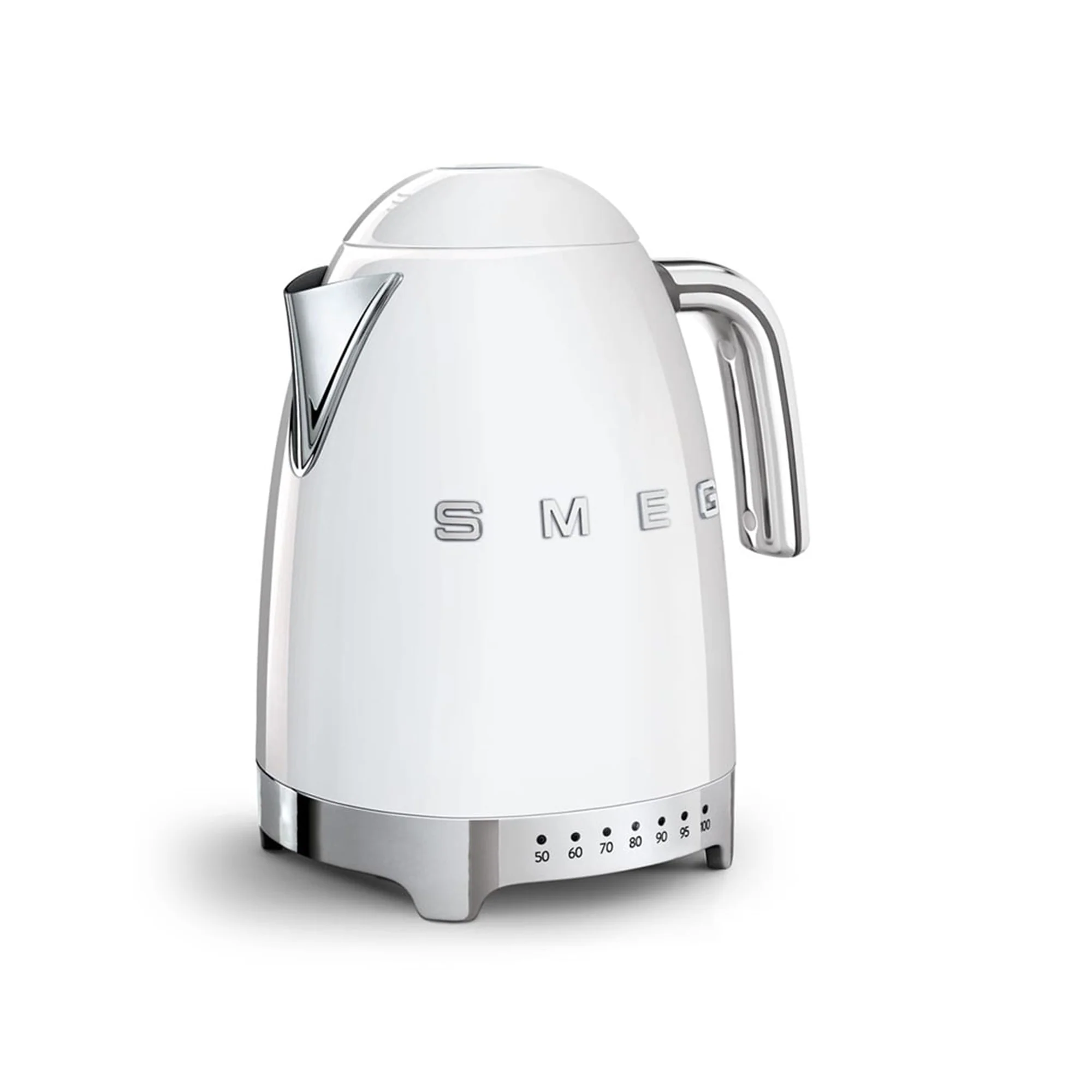 Smeg 50's Style Retro Variable Temperature Kettle - White - Image 3