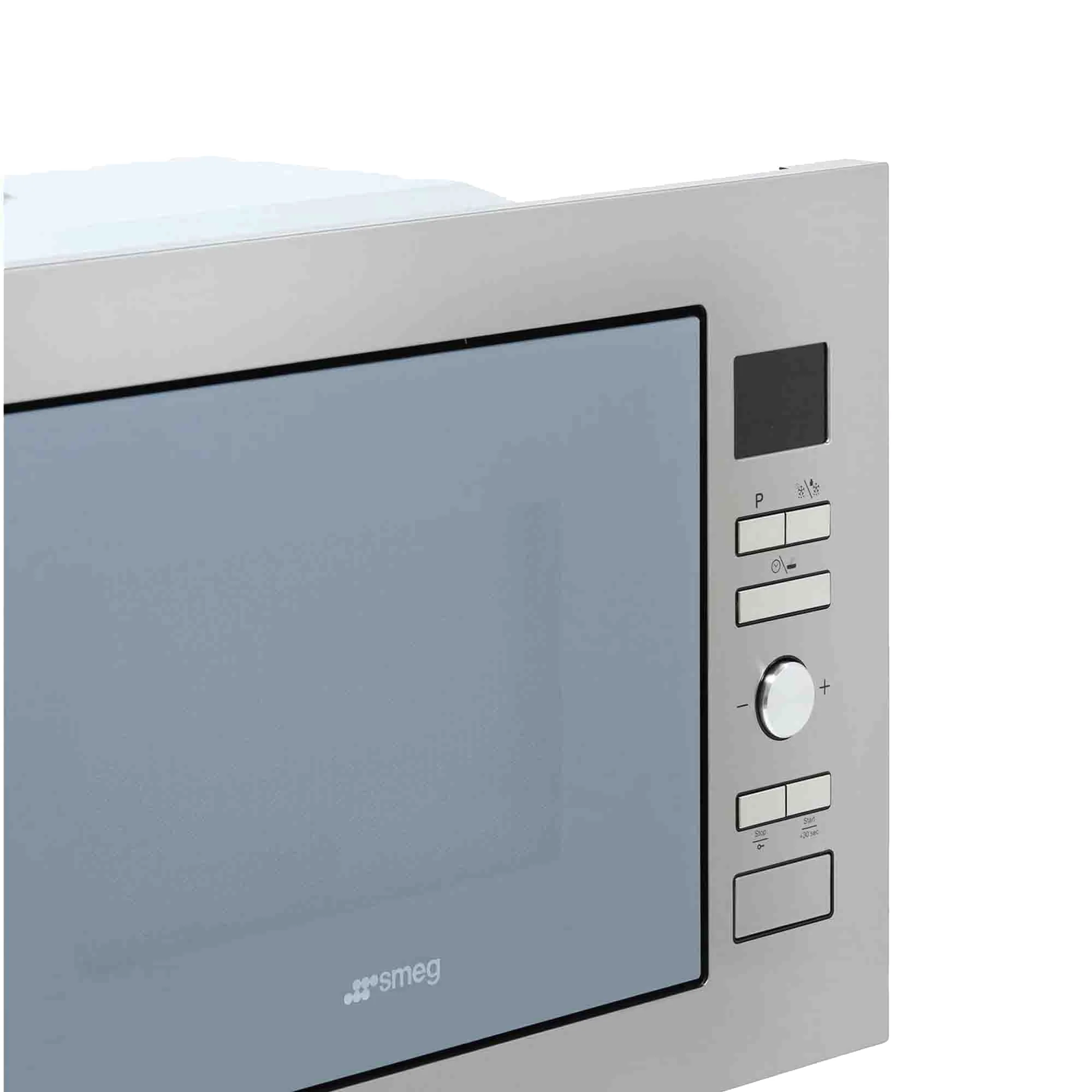 Smeg 60cm Built-In Classic Compact Microwave Oven - Silver - Image 3