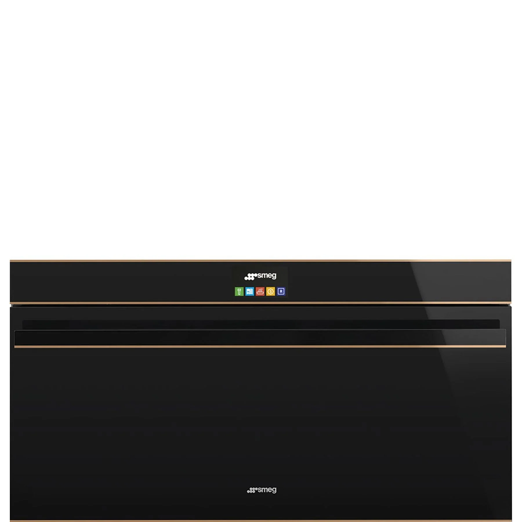 Smeg Dolce Stil Novo Pyrolytic Self Cleaning Oven - Black
