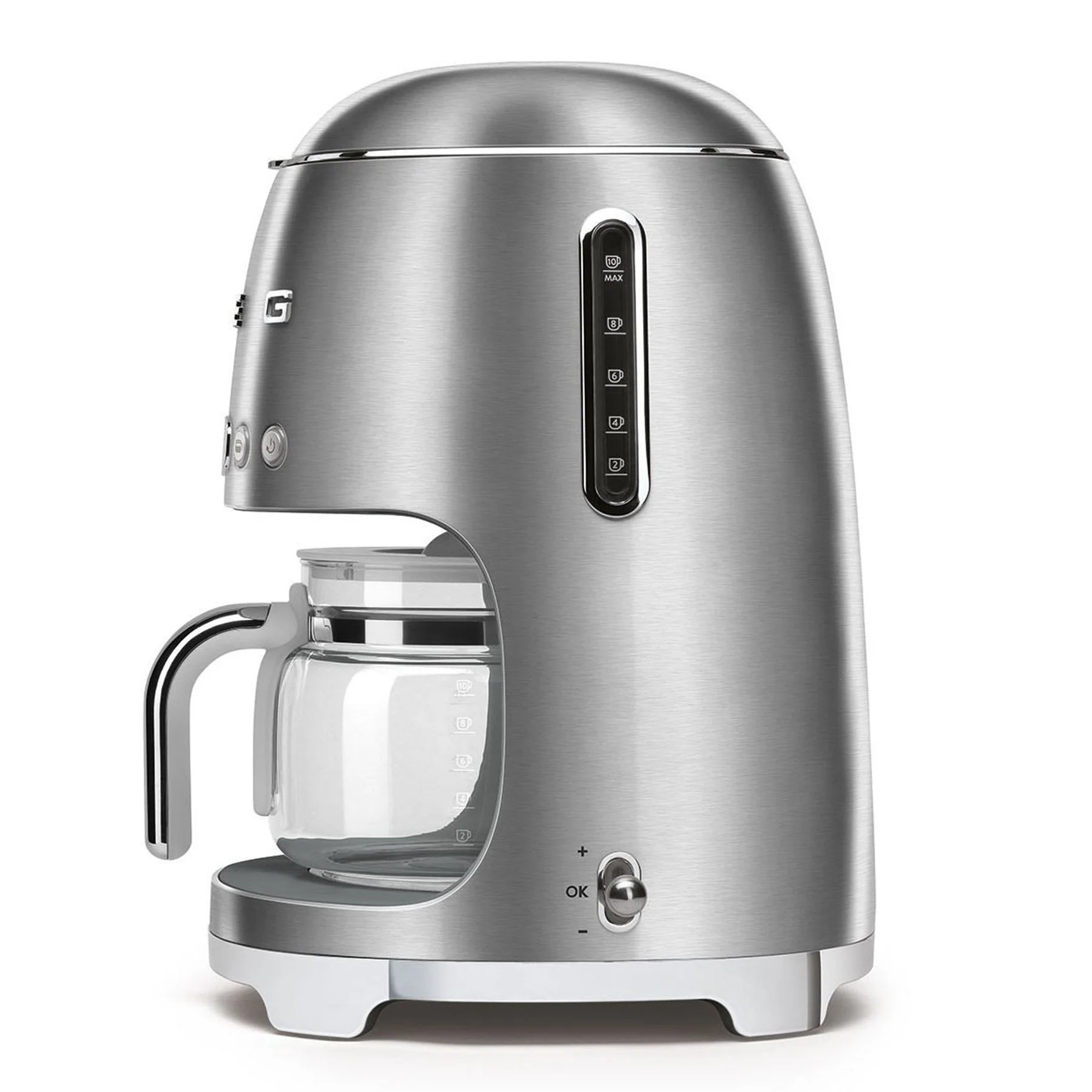 Smeg Drip Coffee Machine - Silver - Image 2