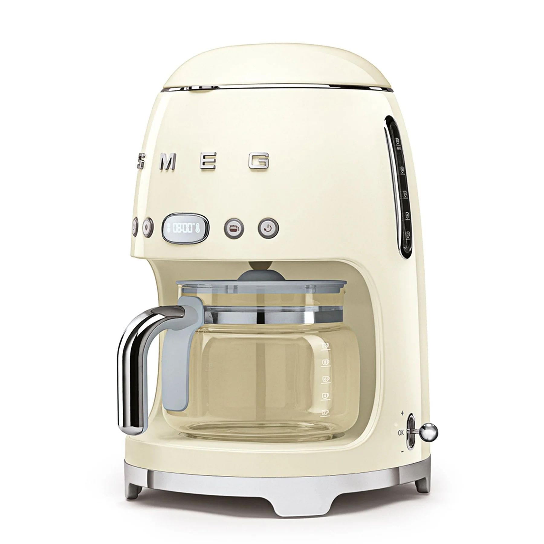 Smeg Drip Coffee Machine - Cream - Image 4