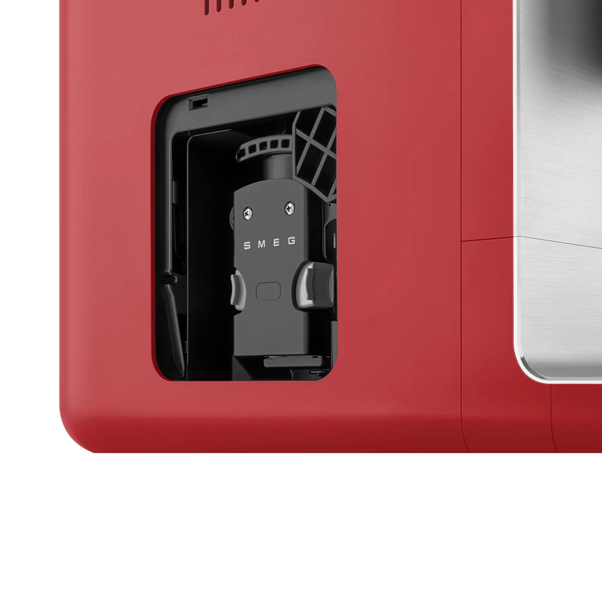 Smeg - Espresso Automatic Coffee Machine - Red - Image 3