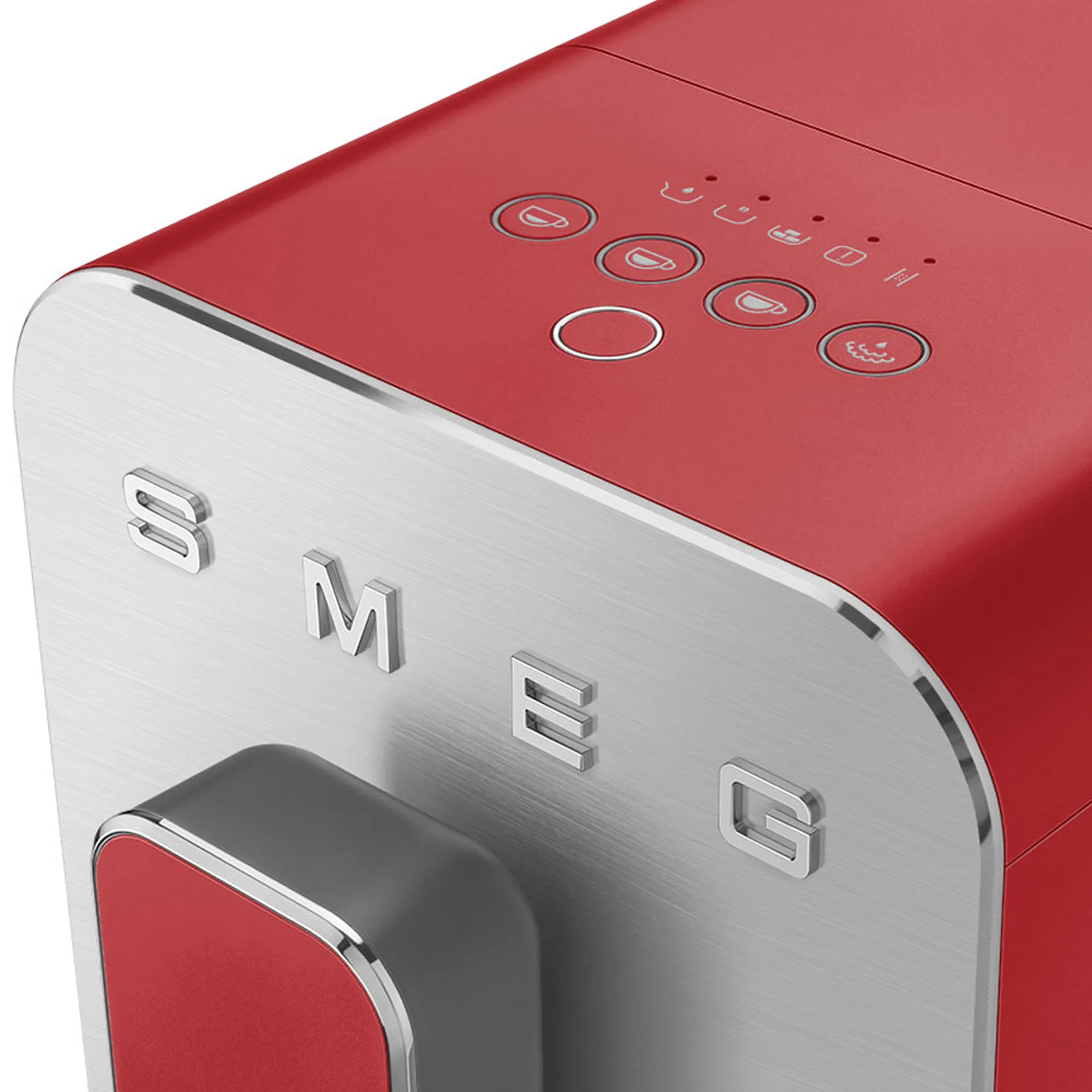 Smeg - Espresso Automatic Coffee Machine - Red - Image 5