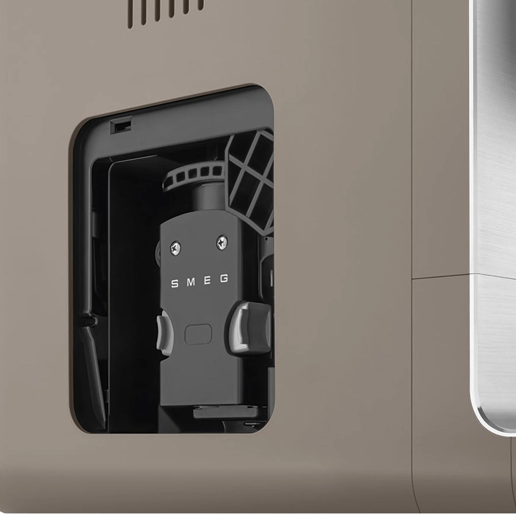 Smeg Espresso Automatic Coffee Machine - Taupe - Image 5