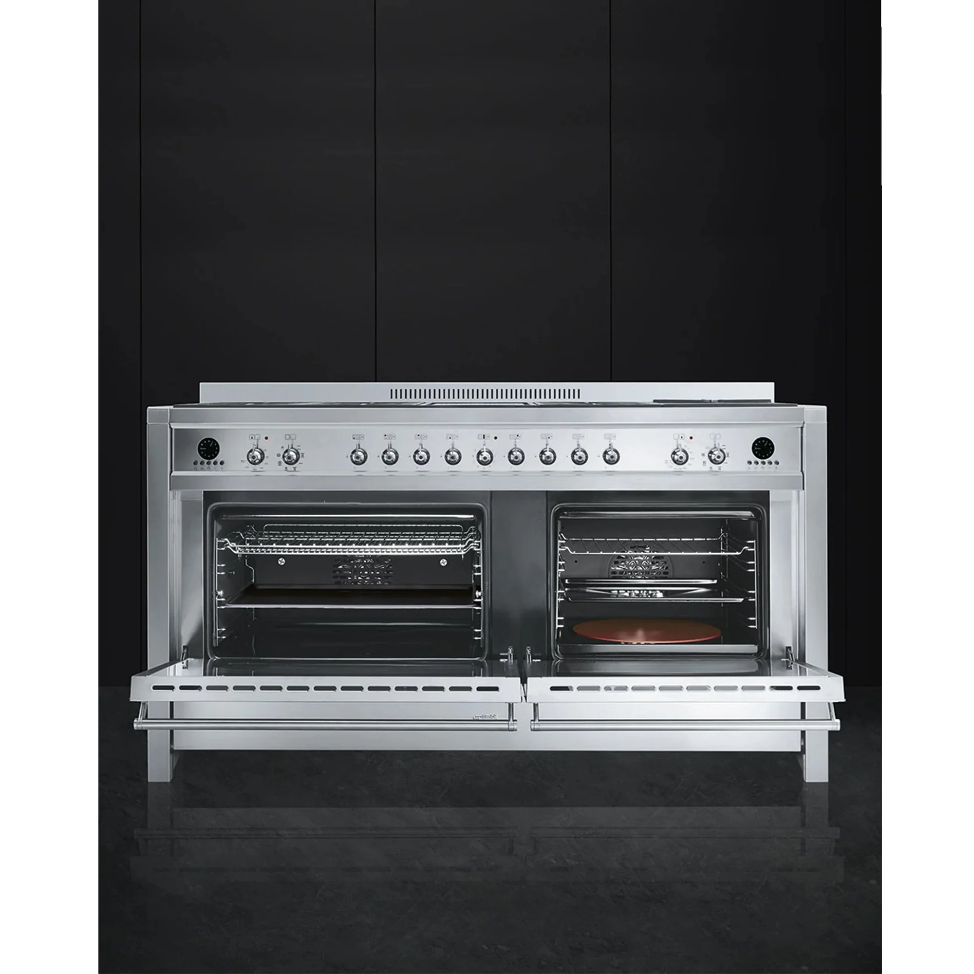 Smeg Opera Gas - Electric Range Cooker - Stainless Steel - Image 4