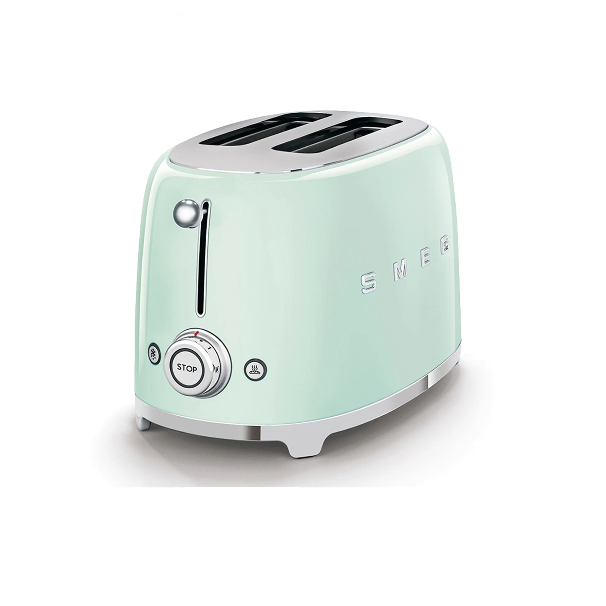 Smeg Retro 2 Slice Toaster - Pastel Green - Image 3