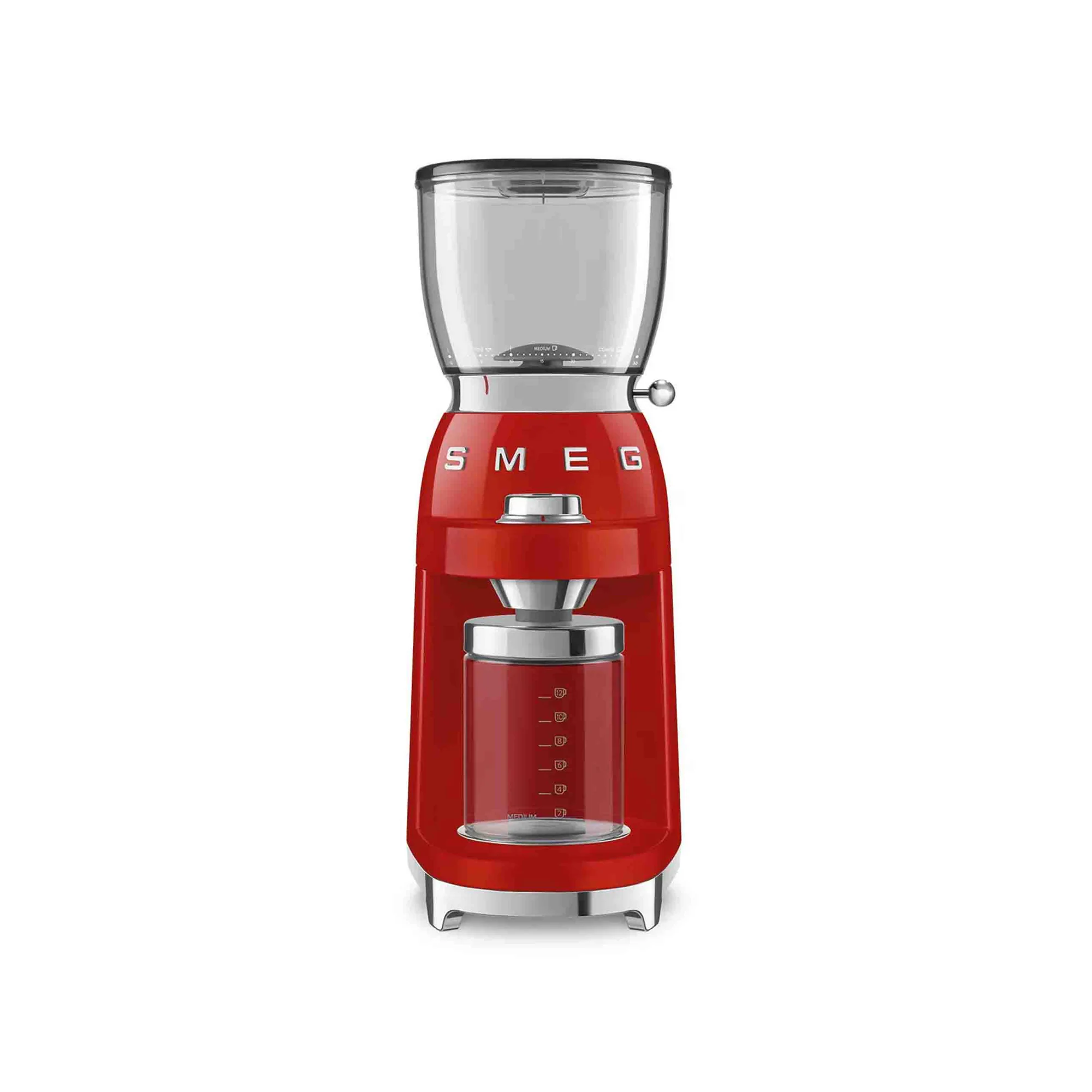 Smeg Retro Coffee Grinder - Red - Image 3
