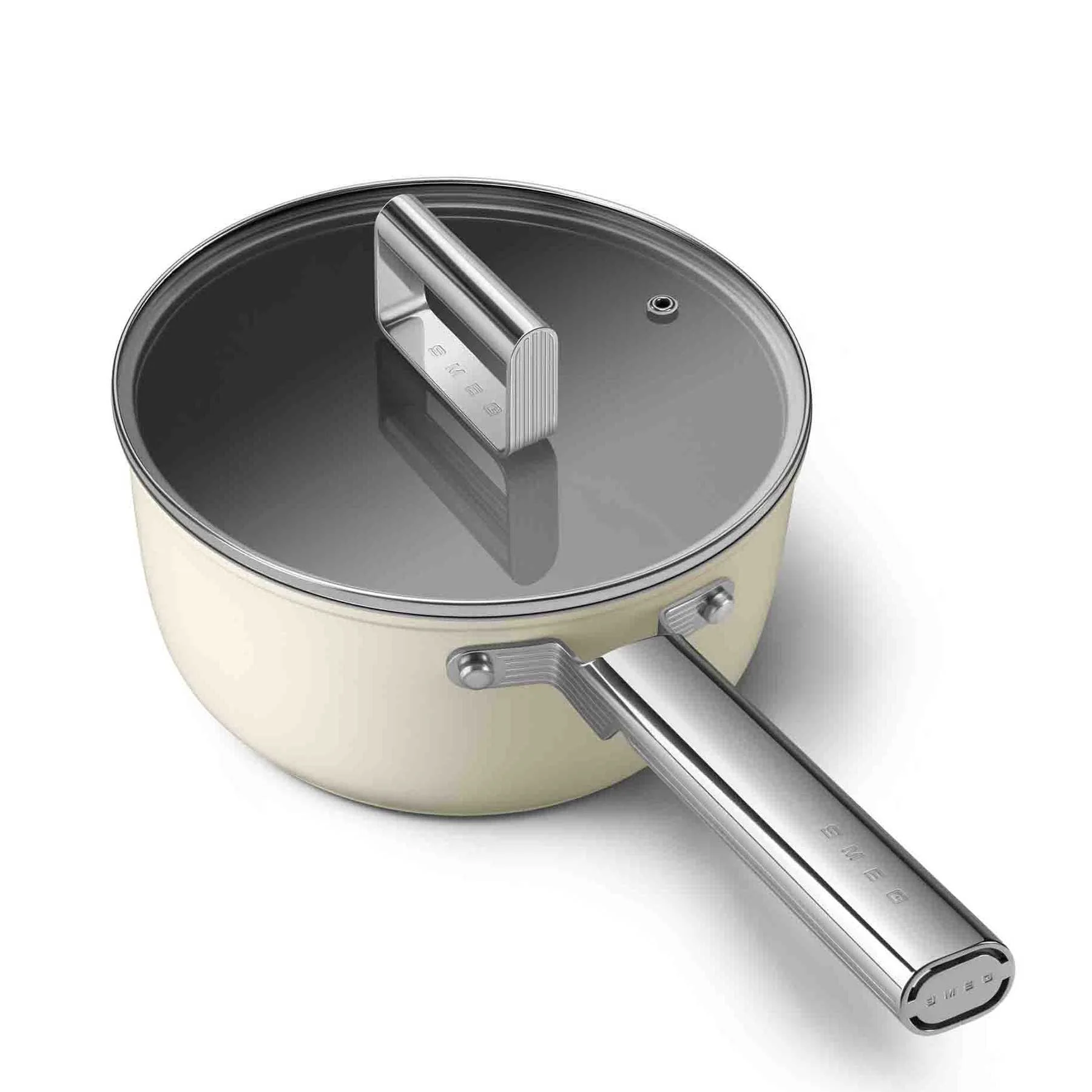 Smeg Sauce Pan 20CM - Cream - Image 3