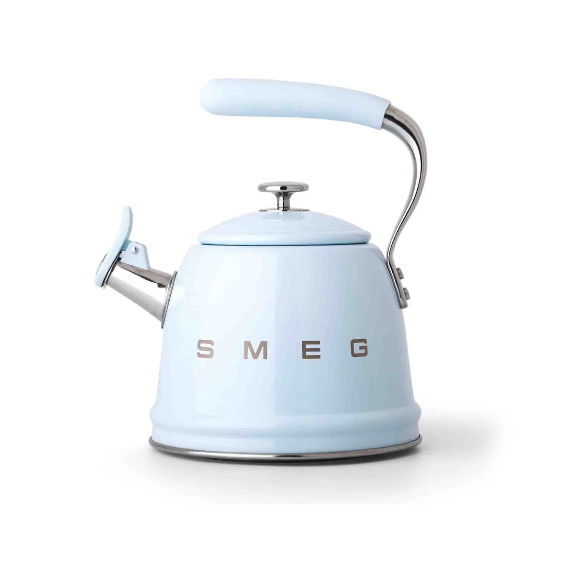 Smeg Whistling Stovetop Kettle - Pastel Blue - Image 2