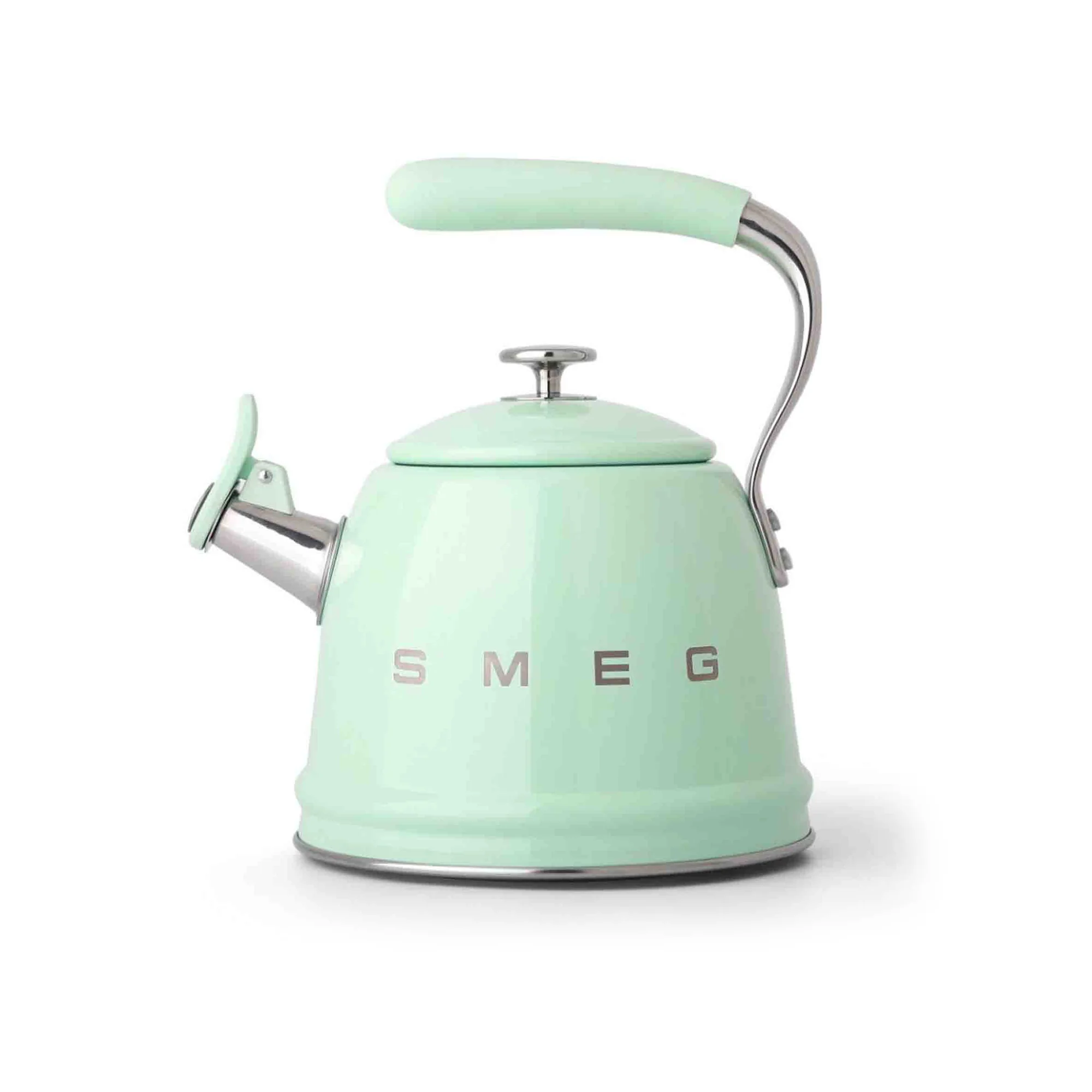 Smeg Whistling Stovetop Kettle - Pastel Green - Image 2