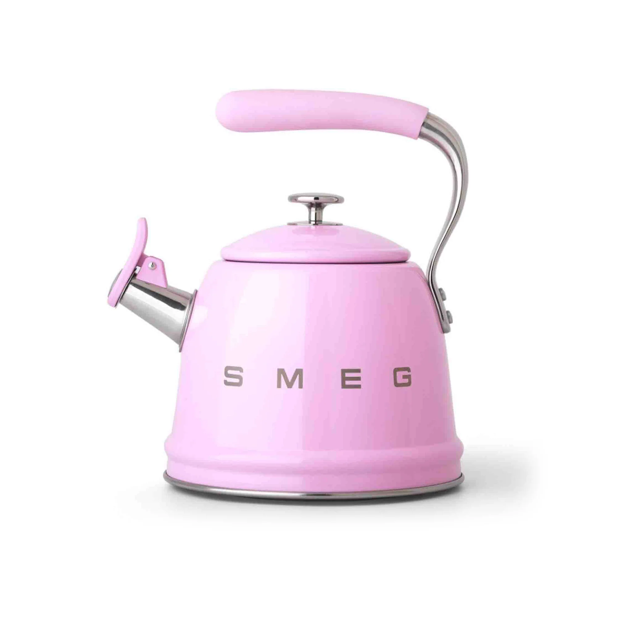 Smeg Whistling Stovetop Kettle - Pink - Image 2
