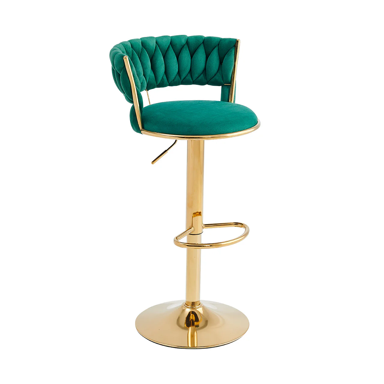 Stylish Gold Frame Bar Chair – Available In 3 Colours MWBCG01 - Image 3