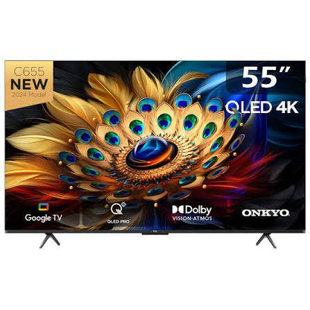 TCL 55" QLED GOOGLE TV 55C655