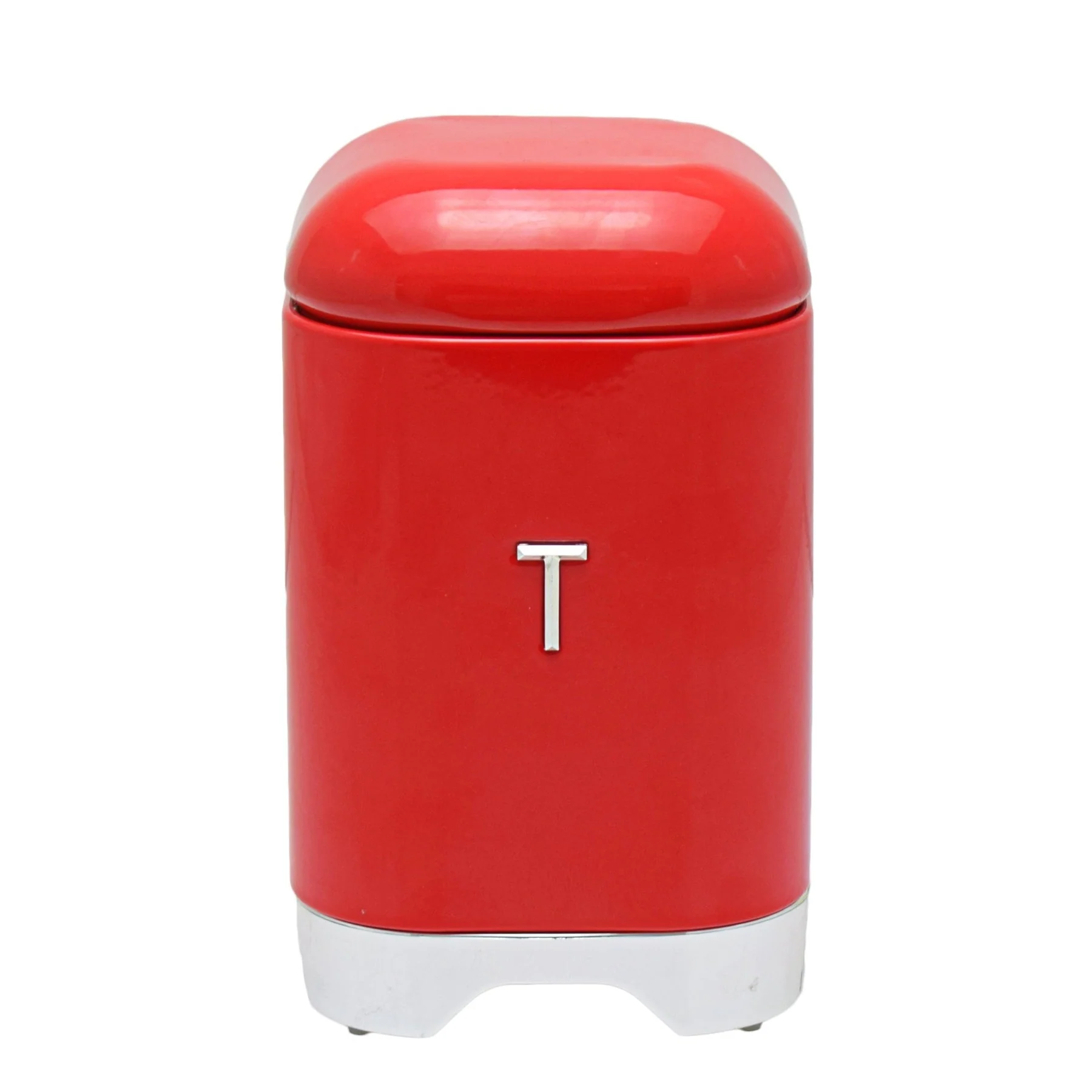 Retro Tea Tin - Red