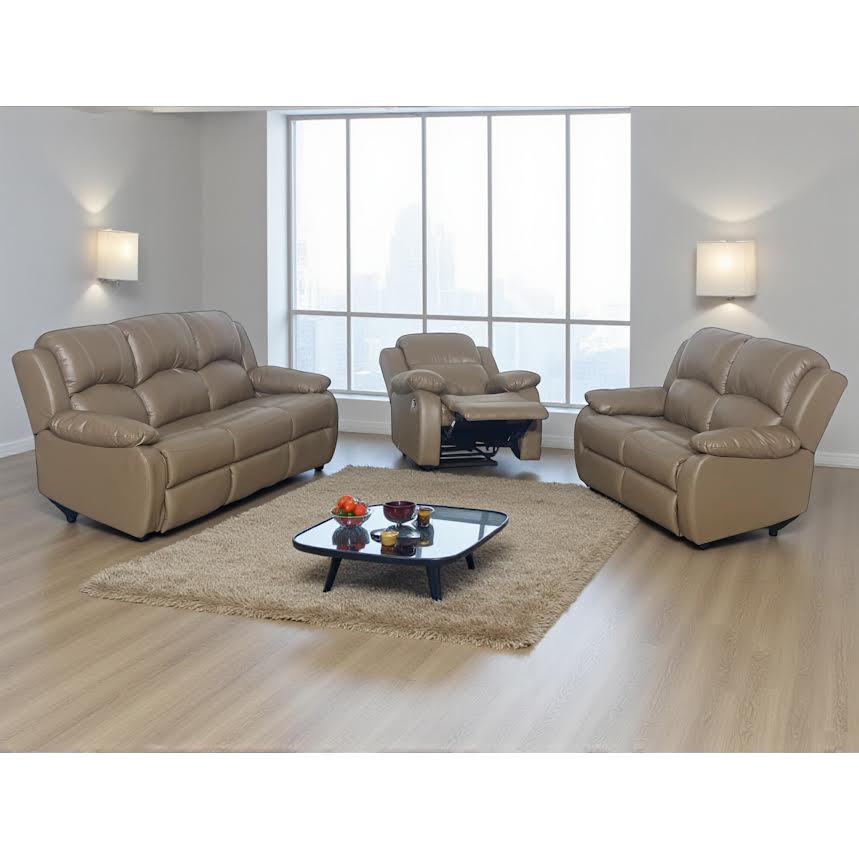 Tempo 3 Piece 1 Action Recliner Lounge Suite - Image 6