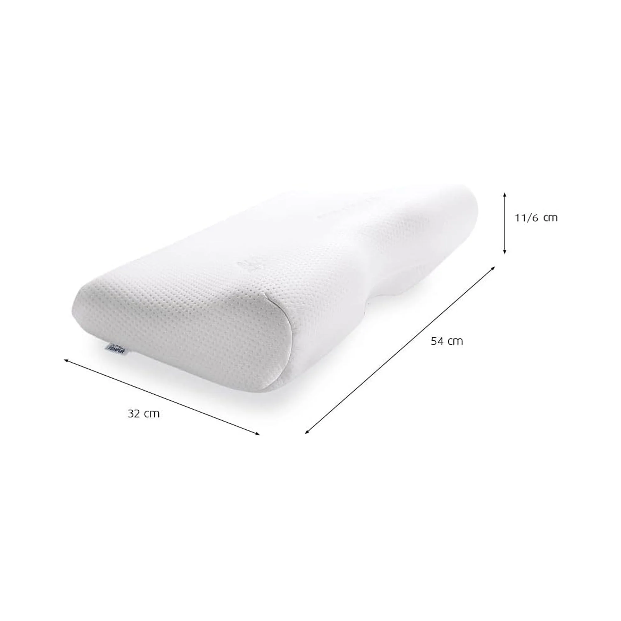Tempur Millenium Medium Pillow White - Image 2