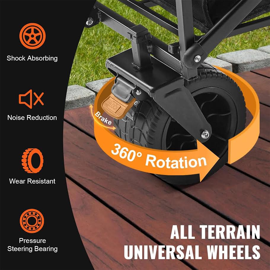 Totai Compact Folding Camping Cart Utility Wagon - Image 3
