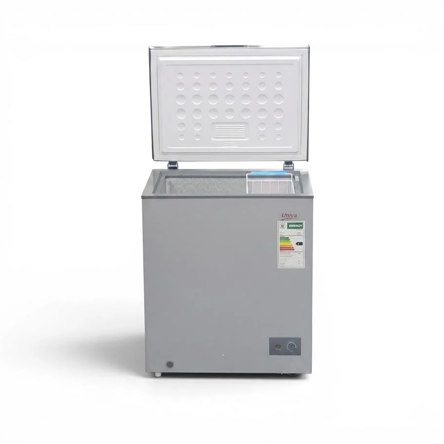 Univa 142Lt Chest Freezer Metallic UCF185M - Image 2