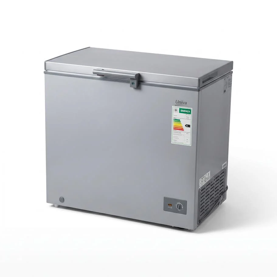 Univa 198Lt Chest Freezer Metallic UCF215M