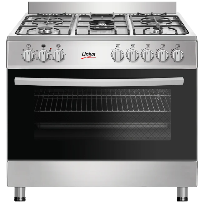 UNIVA 5 BURNER GAS STOVE WITH OVEN UG119SI