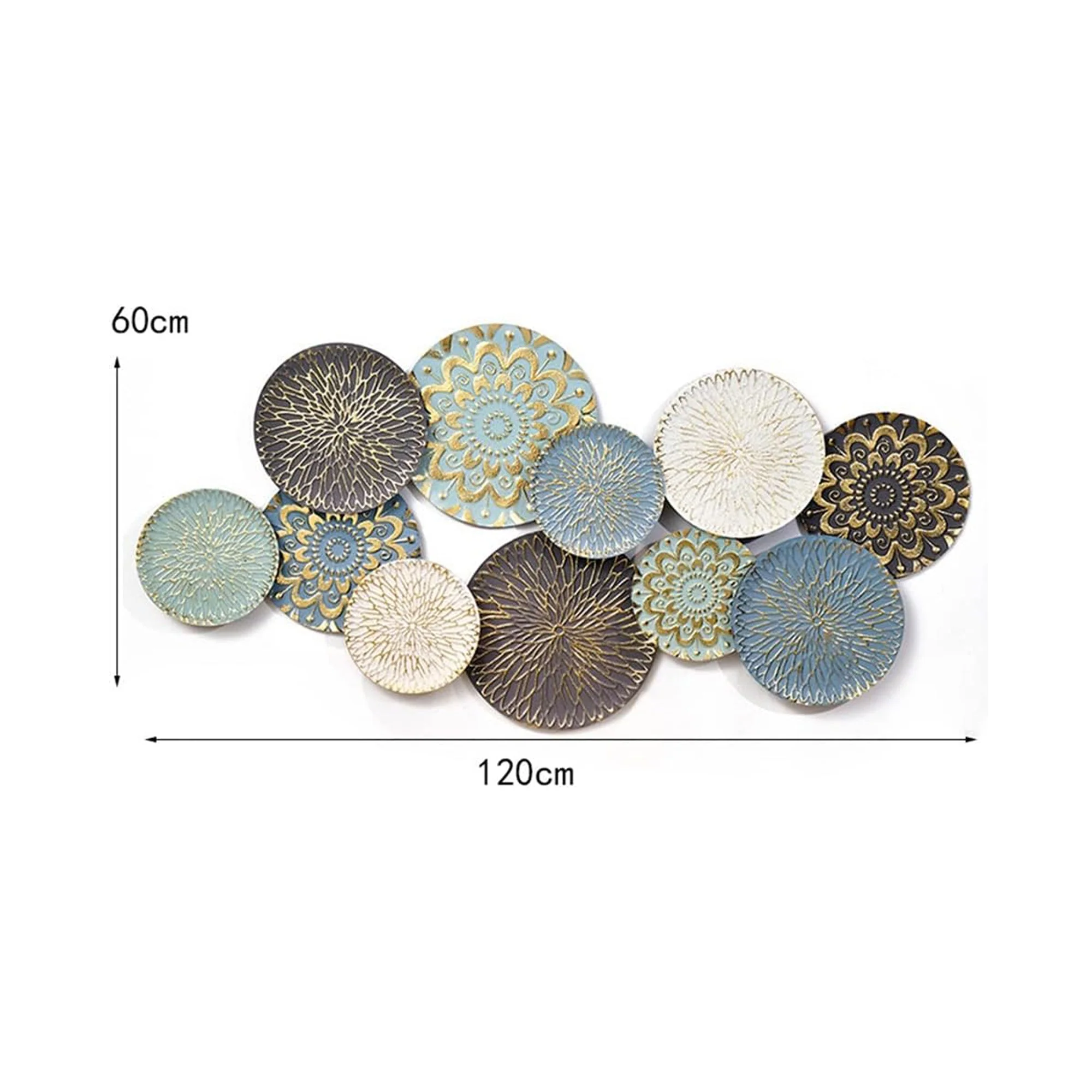 Urban Decor Metal Wall Decoration Multicoloured - Image 2