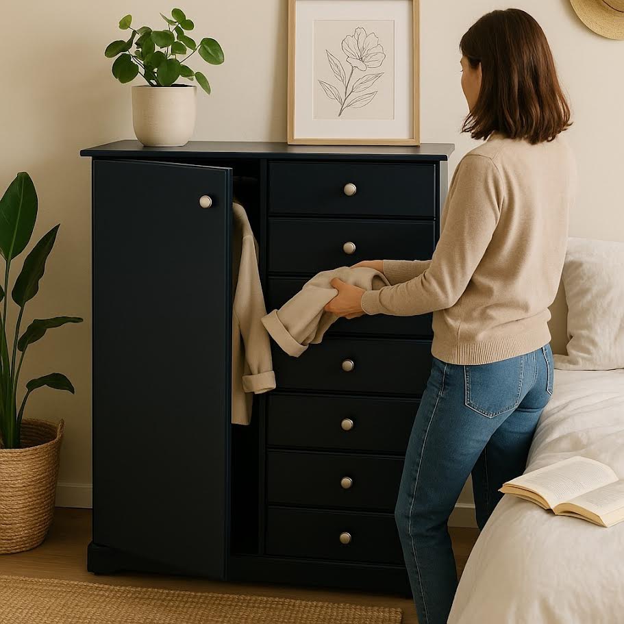 Vicci Chest of Drawers Black - Image 2
