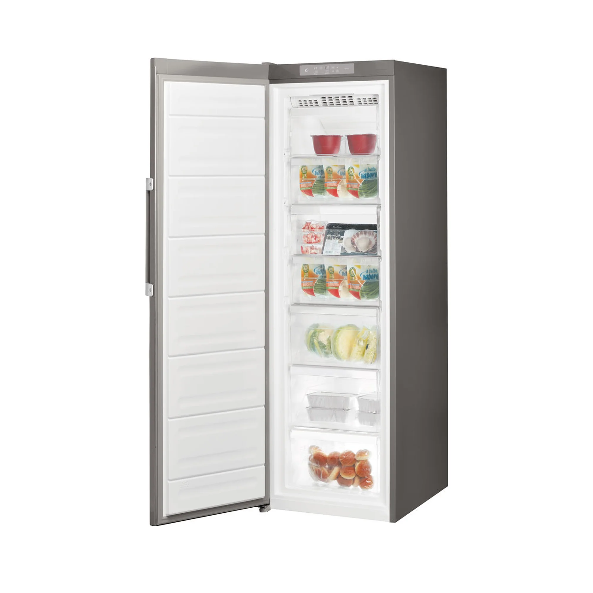 Whirlpool 260L Inox Full Freezer – UW8F1CXBN - Image 5