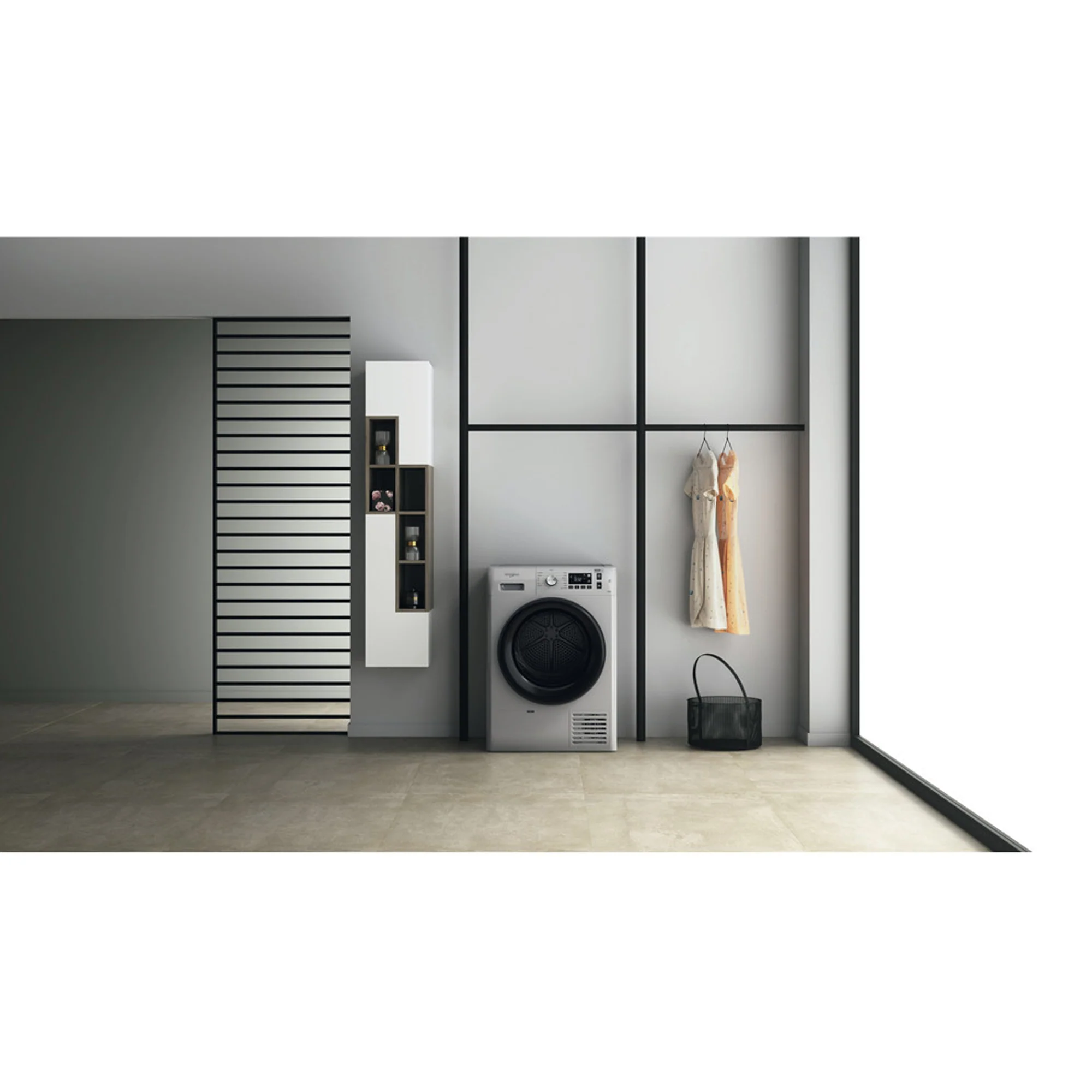 Whirlpool 8.0kg Silver Freestanding Condenser Tumble Dryer - FFTCM118BSK - Image 2