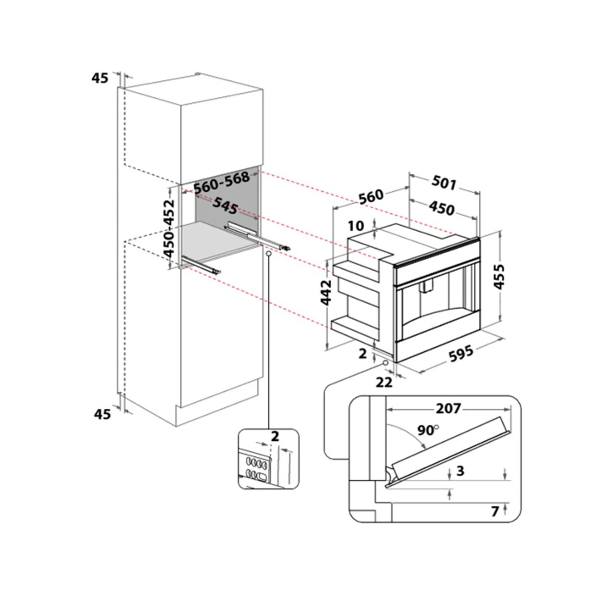 Whirlpool built-in coffee machine – W11 CM 145 - Image 3
