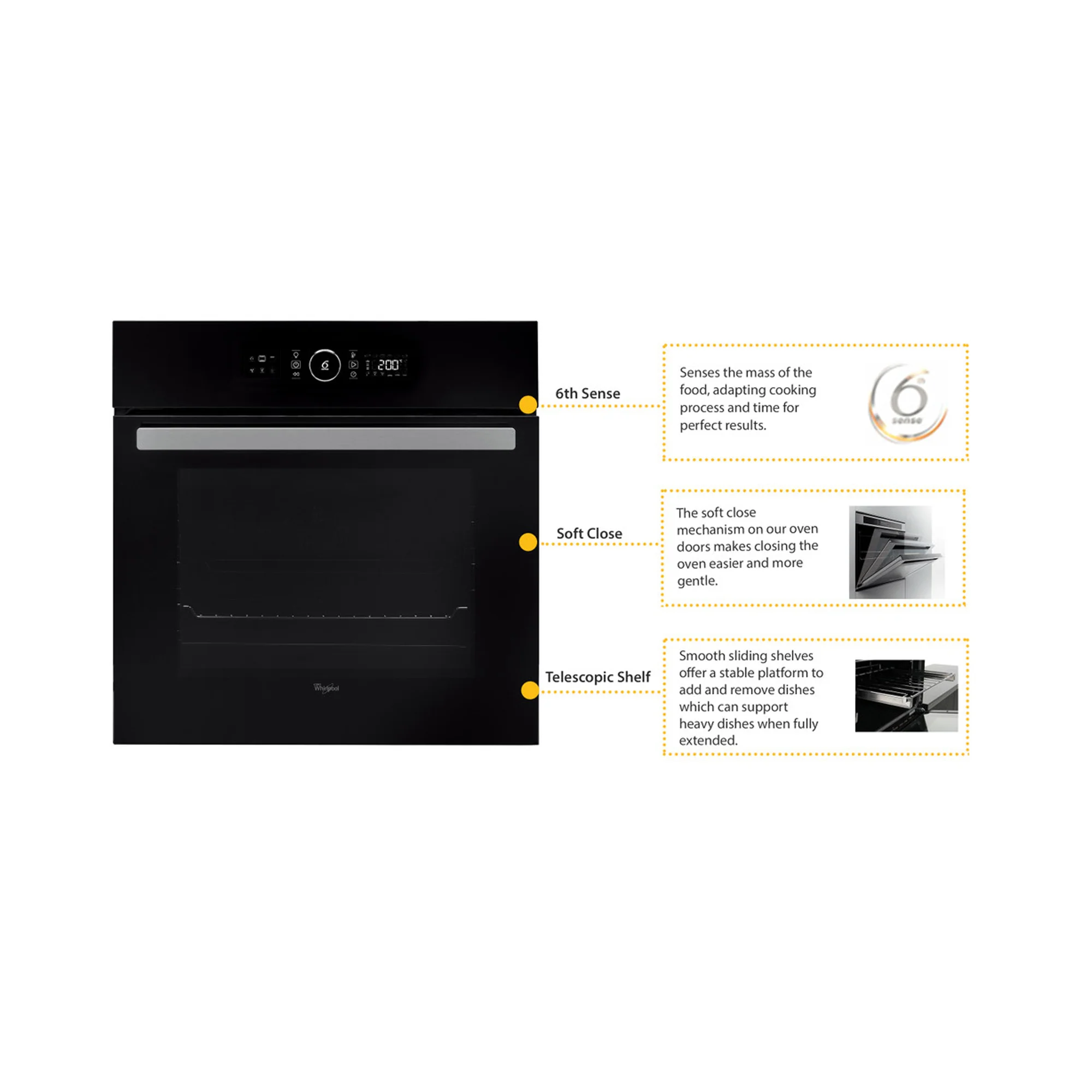 Whirlpool Built - In Electric Oven - Inox - Image 3