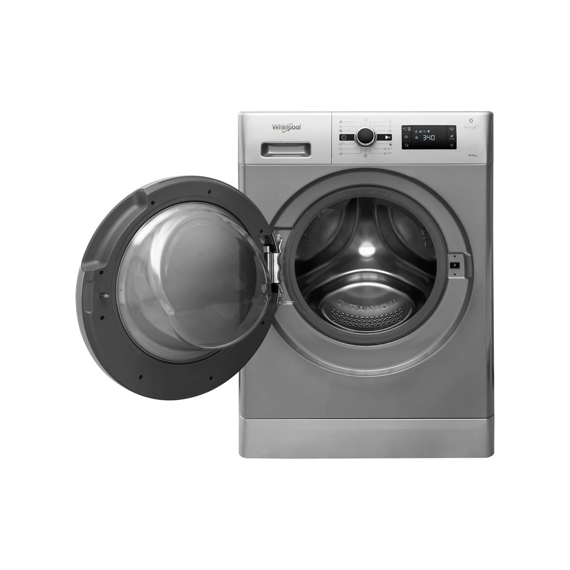 Whirlpool 9KG/6KG WASHER DRYER-FWDG96148SBS ZA - Image 3