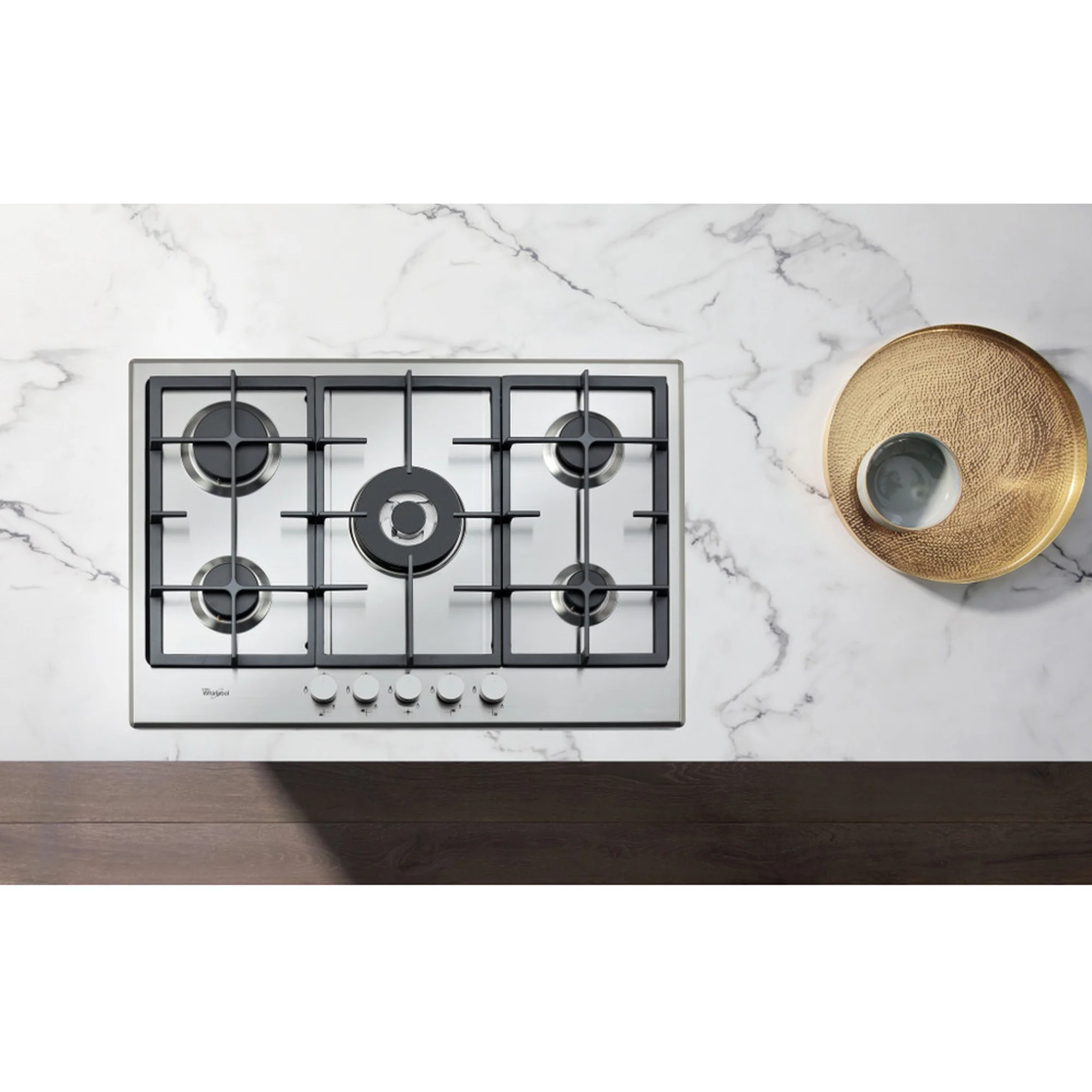 Whirlpool 75cm Gas Stainless Steel Hob - GMA 7522/IX - Image 3