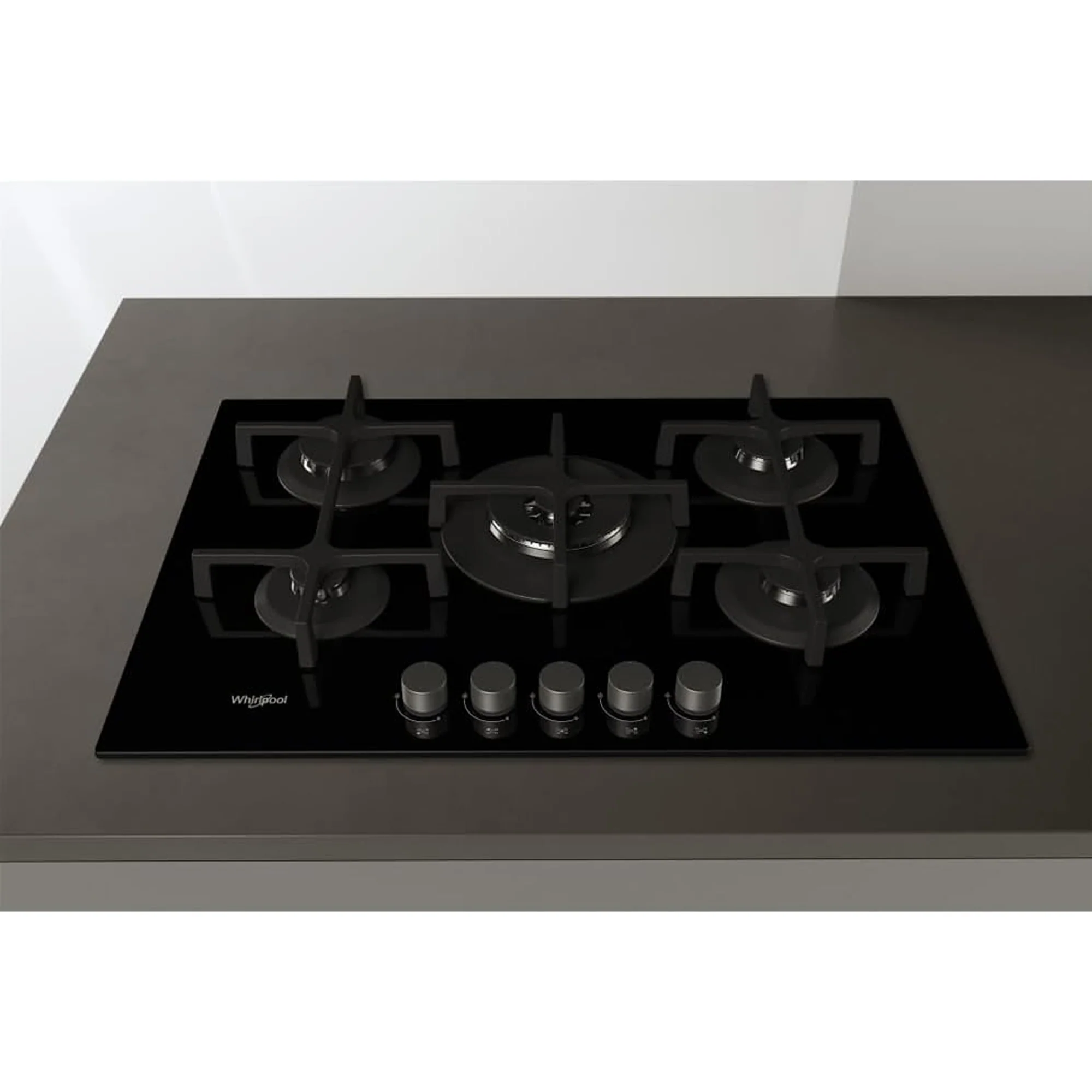 Whirlpool gas hob: 5 gas burners - GOA 7523/NB - Image 6