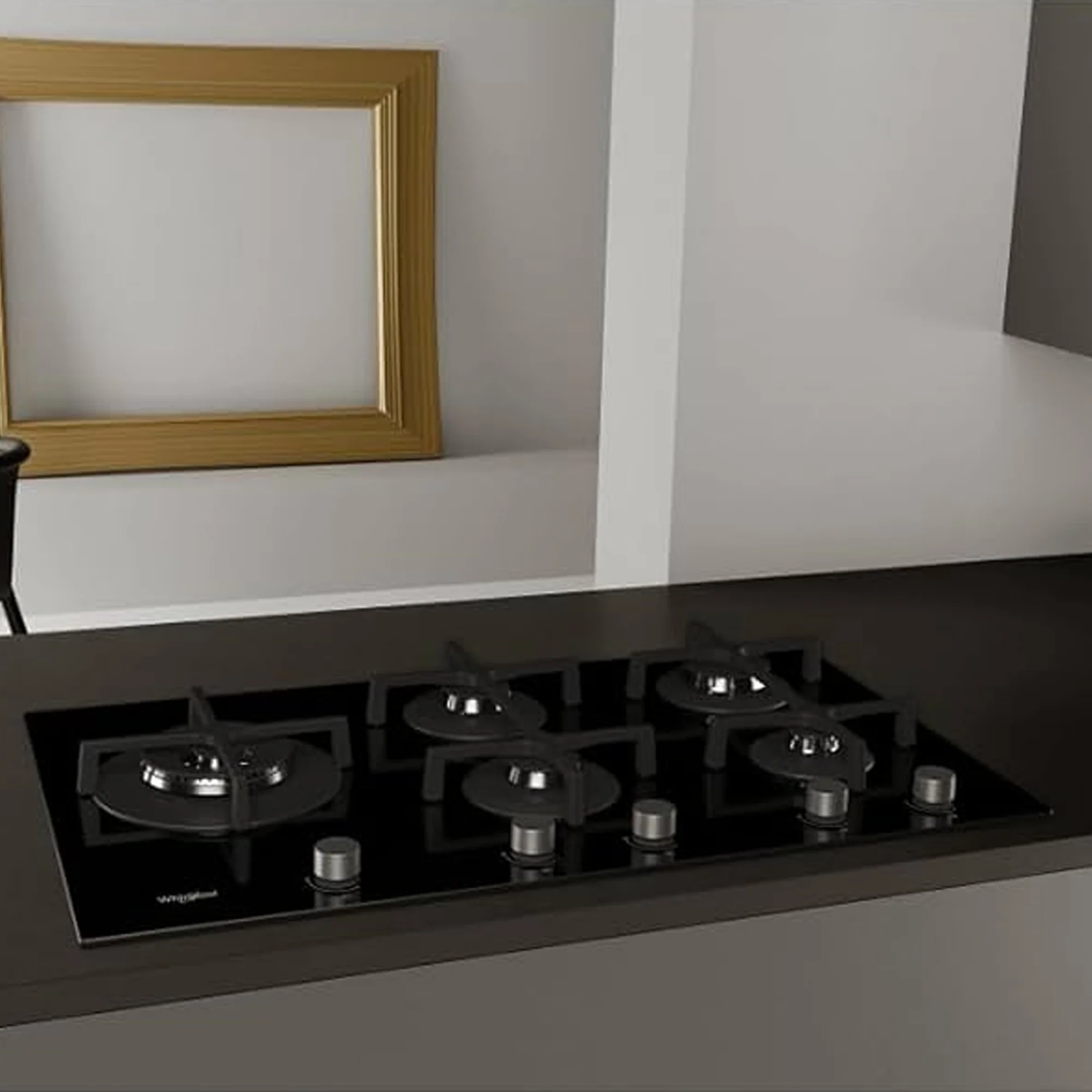 Whirlpool 90cm Black Gas Hob - GOA9523NB - Image 3