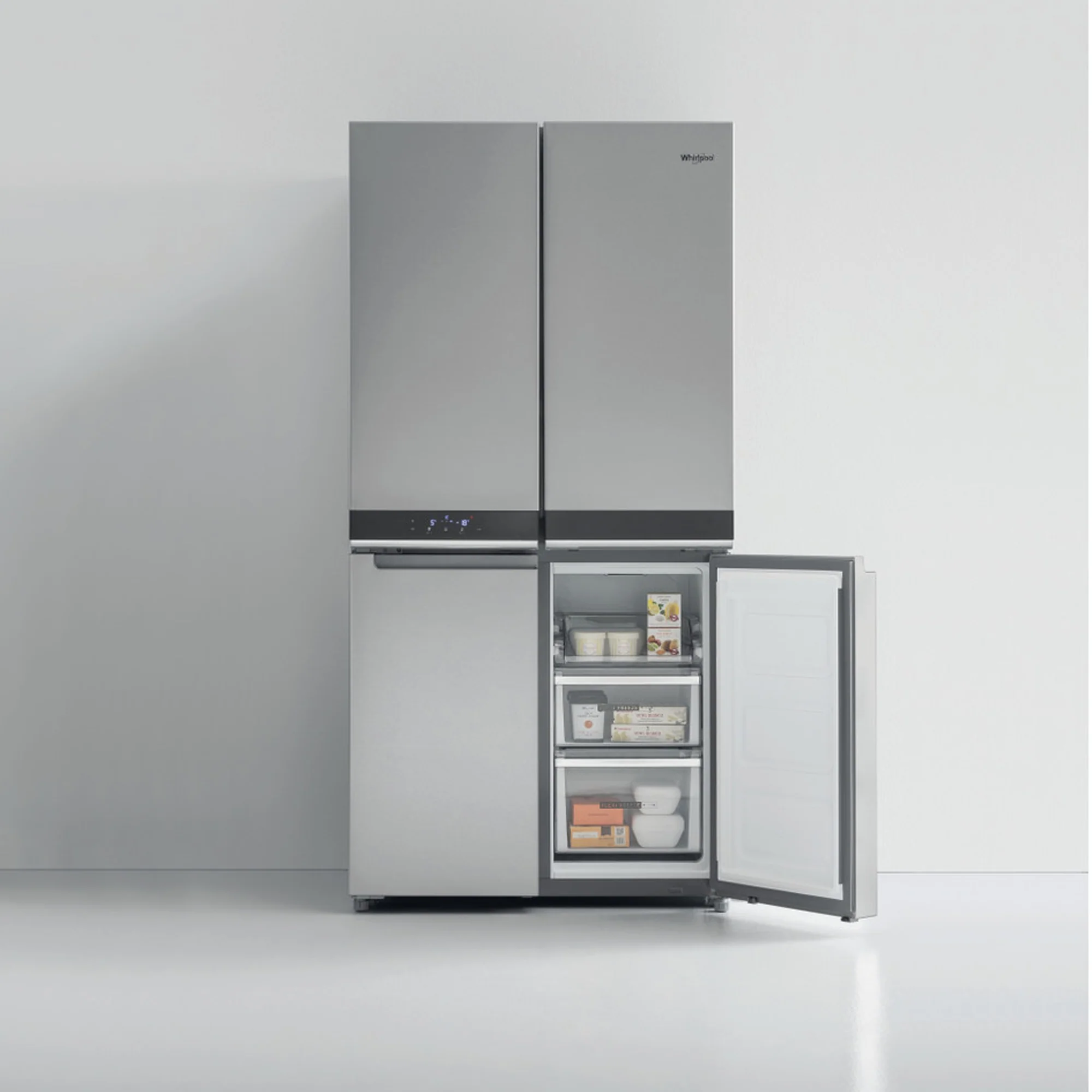 Whirlpool 591L 4 Door Inox Fridge - Image 5