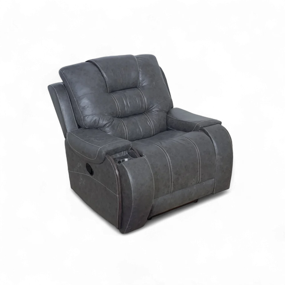 Winston Recliner Grey - Image 2